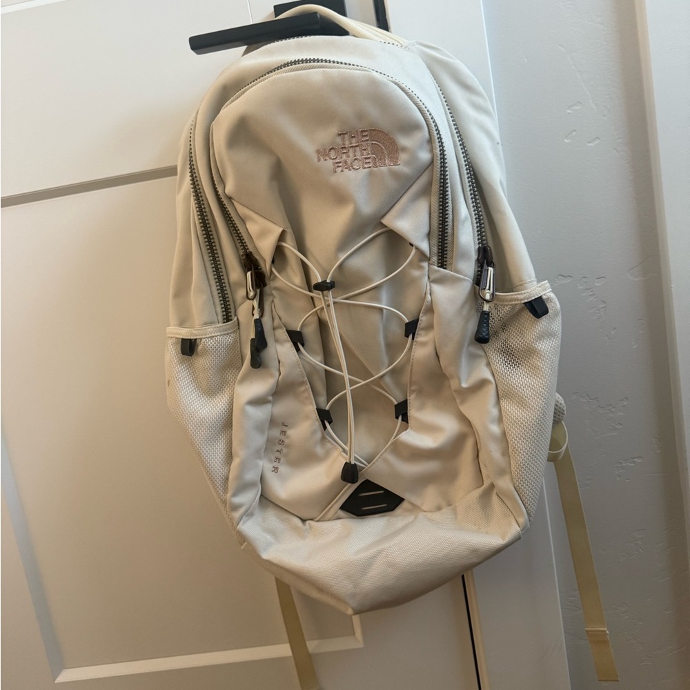 The North Face Cream Backpack